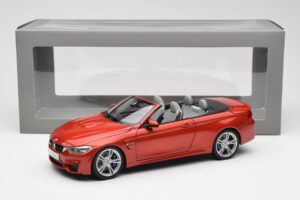 BMW M4 F83 Kabriolet Sakhir Pomarańczowy Paragon 1:18 PA-97111 Metal — zdjęcie 8 z 8