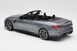 BMW M4 G82 Kabriolet Grey Metallic Minichamps 1:18 155021034 Metal — zdjęcie 5 z 6