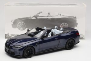 BMW M4 G82 Kabriolet Niebieski Metallic Minichamps 1:18 110021031 Metal — zdjęcie 8 z 8