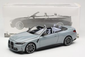 BMW M4 G83 Kabriolet Grey Metallic Minichamps 1:18 110021032 Metal — zdjęcie 8 z 8