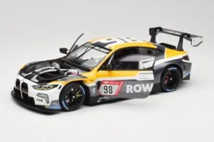 BMW M4 GT3 #98 M. Wittmann / S. van der Linde Rowe Racing ADAC 24h Nurburgring 2023 Minichamps 1:18 113232098 Metal — zdjęcie 2 z 8
