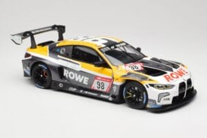 BMW M4 GT3 #98 M. Wittmann / S. van der Linde Rowe Racing ADAC 24h Nurburgring 2023 Minichamps 1:18 113232098 Metal — zdjęcie 6 z 8