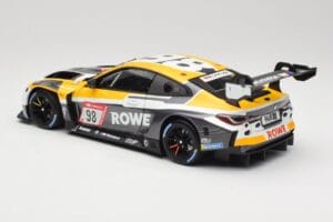 BMW M4 GT3 #98 M. Wittmann / S. van der Linde Rowe Racing ADAC 24h Nurburgring 2023 Minichamps 1:18 113232098 Metal — zdjęcie 7 z 8