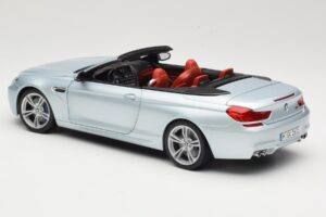 BMW M6 F12 Kabriolet Silverstone Silver Paragon 1:18 8043225656 Metal — zdjęcie 7 z 8