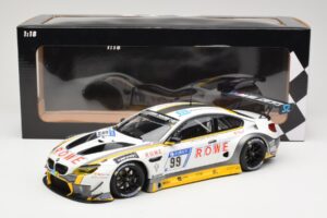 BMW M6 GT3 Rowe Racing #99 M. Basseng / M. Martin 24 Hours Nurburgring 2017 Minichamps 1:18 155172699 Metal — zdjęcie 6 z 6