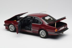 BMW M635 CSi E24 Karmin Czerwony AUTOart 1:18 70528 Metal — zdjęcie 5 z 8