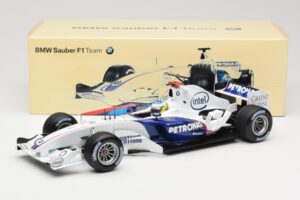 BMW Sauber F1.06 #16 N. Heidfeld Launch Version 2006 Minichamps 1:18 80430413183 Metal — zdjęcie 6 z 6