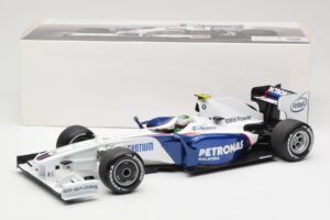 BMW Sauber F1.09 #6 N. Heidfeld Launch Version 2009 Minichamps 1:18 80432154856 Metal — zdjęcie 7 z 7