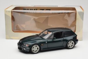 BMW Z3 Coupe 2.8 Green Metallic UT Models 1:18 20422 Metal — zdjęcie 7 z 7