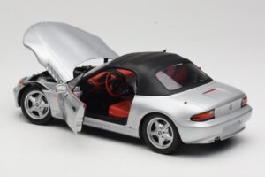 BMW Z3 Roadster 1.8 Srebrny UT Models 1:18 20404 Metal — zdjęcie 5 z 8