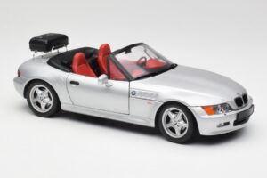 BMW Z3 Roadster Z Bagażnikiem Srebrny UT Models 1:18 20407 Metal — zdjęcie 6 z 8