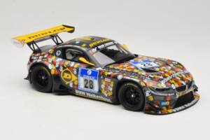 BMW Z4 GT3 #28 Team Walkenhorst J. Stuck / Sandritter ADAC 24 Hours Nurburgring 2014 Minichamps 1:18 151142328 Metal — zdjęcie 4 z 6