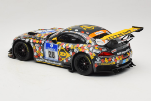 BMW Z4 GT3 #28 Team Walkenhorst J. Stuck / Sandritter ADAC 24 Hours Nurburgring 2014 Minichamps 1:18 151142328 Metal — zdjęcie 5 z 6