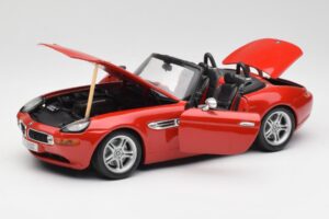 BMW Z8 E52 Czerwony Metaliczny Bburago 1:18 18-12032 Metal — zdjęcie 2 z 8