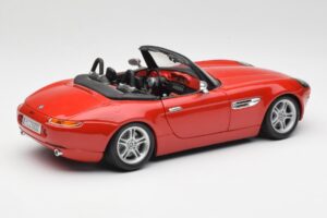 BMW Z8 E52 Czerwony Metaliczny Bburago 1:18 18-12032 Metal — zdjęcie 3 z 8