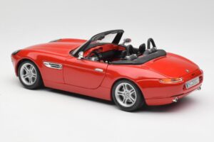 BMW Z8 E52 Czerwony Metaliczny Bburago 1:18 18-12032 Metal — zdjęcie 7 z 8