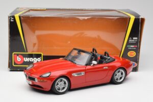 BMW Z8 E52 Czerwony Metaliczny Bburago 1:18 18-12032 Metal — zdjęcie 8 z 8