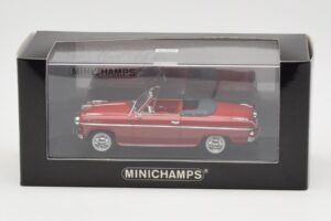 Borgward Isabella Kabriolet Czerwony Minichamps 1:43 400096060 Metal — zdjęcie 4 z 4