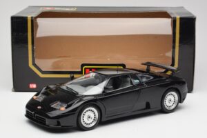 Bugatti EB110 Czarny Bburago 1:18 3055 Metal — zdjęcie 8 z 8