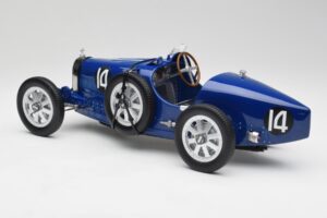 Bugatti Type 35 #14 Dark Blue Norev 1:12 125703 Metal — zdjęcie 5 z 6