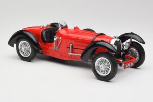 Bugatti Type 55 Czerwony Bburago 1:18 3009 Metal — zdjęcie 4 z 6