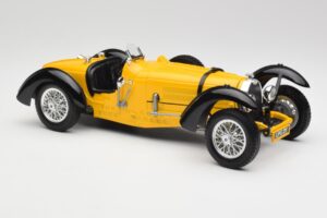Bugatti Type 59 Żółty Bburago 1:18 3005 Metal — zdjęcie 6 z 8
