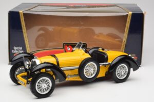 Bugatti Type 59 Żółty Bburago 1:18 3005 Metal — zdjęcie 8 z 8