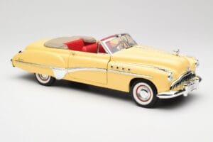 Buick Roadmaster Chrome Yellow Motormax 1:18 23124646-M17 Metal — zdjęcie 6 z 8