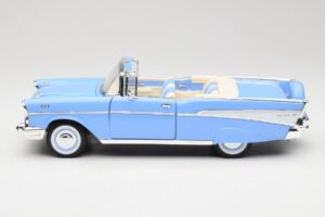 Chevrolet Bel Air Kabriolet Niebieski Road Signature 1:18 55/1/0863 Metal — zdjęcie 4 z 8