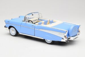 Chevrolet Bel Air Kabriolet Niebieski Road Signature 1:18 55/1/0863 Metal — zdjęcie 7 z 8