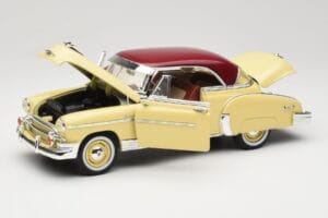 Chevrolet Bel Air Żółty & Czerwony Motormax 1:18 73111 Metal — zdjęcie 2 z 8