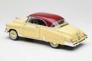 Chevrolet Bel Air Żółty & Czerwony Motormax 1:18 73111 Metal — zdjęcie 7 z 8
