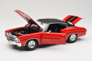 Chevrolet Chevelle SS 454 Czerwony Maisto 1:18 531892 Metal — zdjęcie 2 z 8