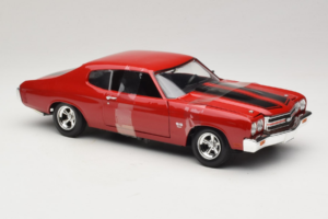 Chevrolet Chevelle SS Fast & Furious Czerwony Johnny Lightning 1:18 39578 Metal — zdjęcie 4 z 6