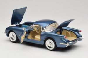 Chevrolet Corvette C1 Niebieski Mira 1:18 6105 Metal — zdjęcie 5 z 8