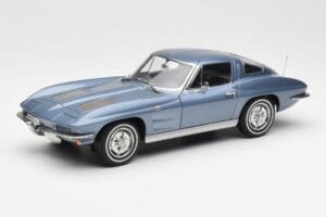 Chevrolet Corvette C2 Niebieskoszary Metaliczny AUTOart 1:18 71182 Metal