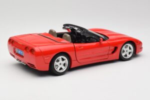 Chevrolet Corvette C5 Kabriolet Czerwony Bburago 1:18 3076 Metal — zdjęcie 3 z 8