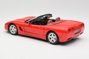 Chevrolet Corvette C5 Kabriolet Czerwony Bburago 1:18 3076 Metal — zdjęcie 7 z 8