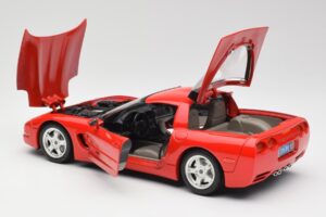 Chevrolet Corvette C5 Czerwony Bburago 1:18 3066 Metal — zdjęcie 5 z 8