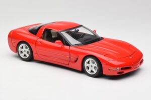 Chevrolet Corvette C5 Czerwony Bburago 1:18 3066 Metal — zdjęcie 6 z 8