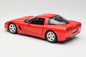 Chevrolet Corvette C5 Czerwony Bburago 1:18 3066 Metal — zdjęcie 7 z 8