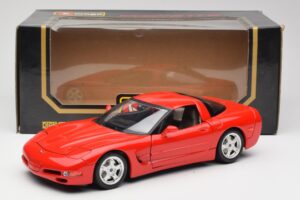 Chevrolet Corvette C5 Czerwony Bburago 1:18 3066 Metal — zdjęcie 8 z 8