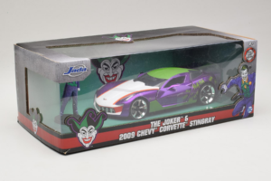 Chevrolet Corvette C6 Stingray The Joker With Figure Jada 1:24 253255020 Metal — zdjęcie 2 z 3