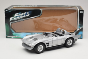 Chevrolet Corvette Grand Sport Srebrny Fast & Furious Greenlight 1:18 12842 Metal — zdjęcie 6 z 6