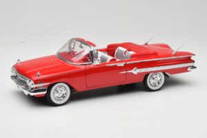 Chevrolet Impala Kabriolet Czerwony Welly 1:18 9864W Metal