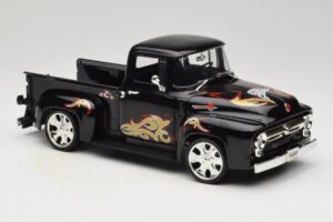 Chevrolet Old School Cody Project Truck & Chopper Set Joyride 1:18 33911 Metal — zdjęcie 6 z 8
