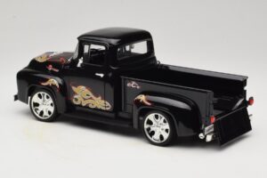 Chevrolet Old School Cody Project Truck & Chopper Set Joyride 1:18 33911 Metal — zdjęcie 7 z 8