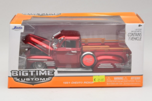 Chevrolet Pickup Bigtime Kustoms Czerwony Jada 1:24 96802 Metal