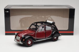 Citroen 2CV Charleston Czerwony Minichamps 1:18 150111501 Metal — zdjęcie 8 z 8