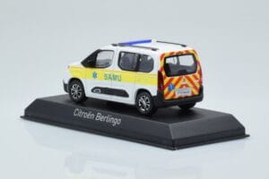 Citroen Berlingo Ambulance SAMU Biały Żółty Norev 1:43 155769 Metal — zdjęcie 3 z 4